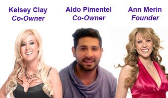 Co owners Kelsey Clay & Aldo Pimentel & Founder, Ann Merin